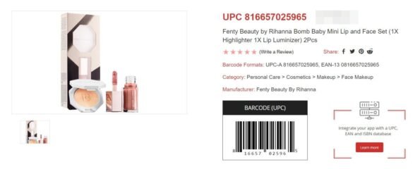 Fenty Beauty Bomb Baby