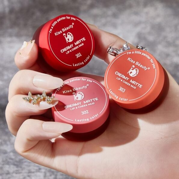 Creamy Matte Lip and Cheek Mud Blush