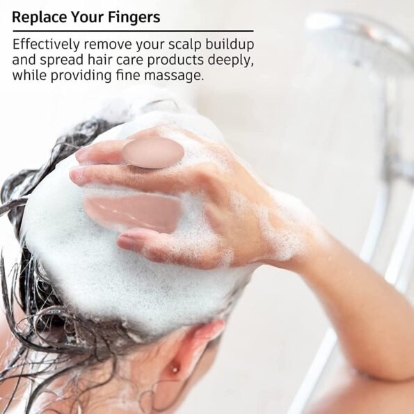 Silicone Head Massager Brush Scalp Hair Comb Shampoo Brush for Hair Care