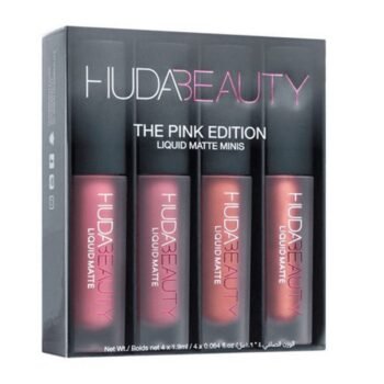 Huda Beauty The Pink Edition Liquid Matte Mini Lip Set