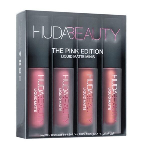 Huda Beauty The Pink Edition Liquid Matte Mini Lip Set