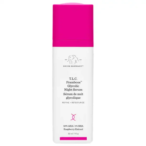 Drunk Elephant T.L.C. Framboos™ Glycolic Resurfacing Night Serum