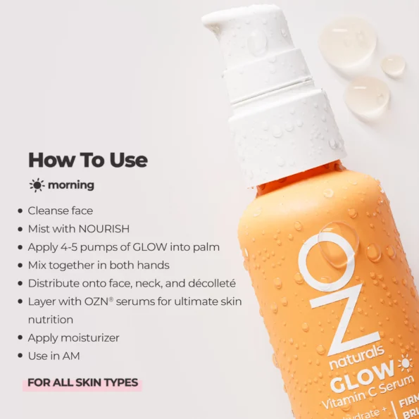 Oz Naturals GLOW - Vitamin C Serum