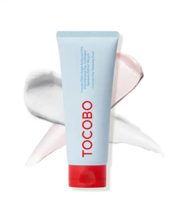 Coconut clay cleansing foam