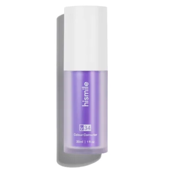 Hismile V34 Teeth Whitening Booster & Stain Remover, Purple Toothpaste