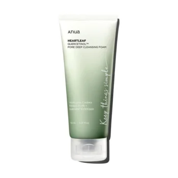 Heartleaf quercetinol pore deep cleansing foam anua