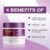 Karseell maca power purple hair mask professional neutralizes brass yellow tones for b 8