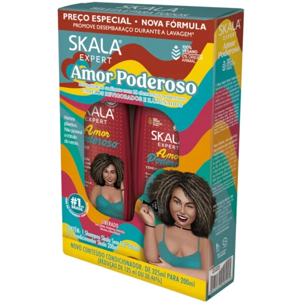 Skala Kit Amor Poderoso - Shampoo 325ml & Conditioner 200ml