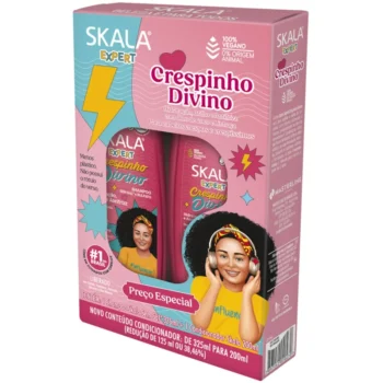 Skala Crespinho Divino Kit – Shampoo 325ml & Conditioner 200ml