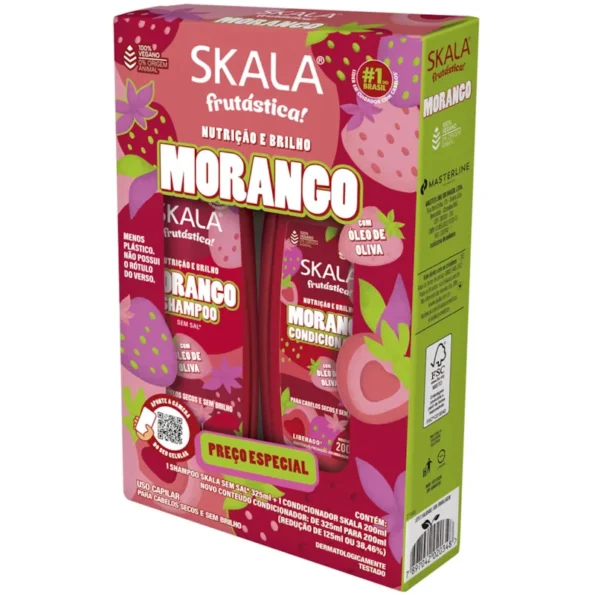256862-1 Skala Morango Kit – Shampoo 325ml & Conditioner 200ml