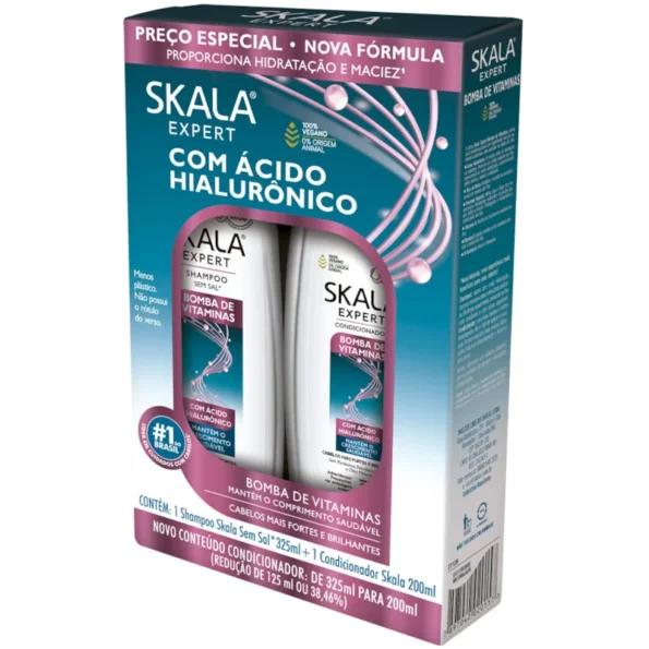 Skala Bomba de Vitaminas – Shampoo 325ml & Conditioner 200ml