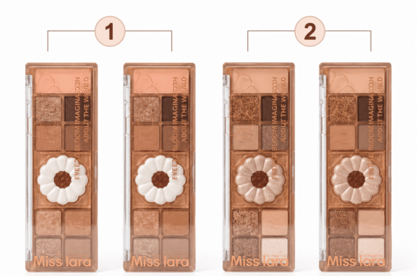 Miss Lara Free to Bloom Imagination Eyeshadow & Highlighter Palette