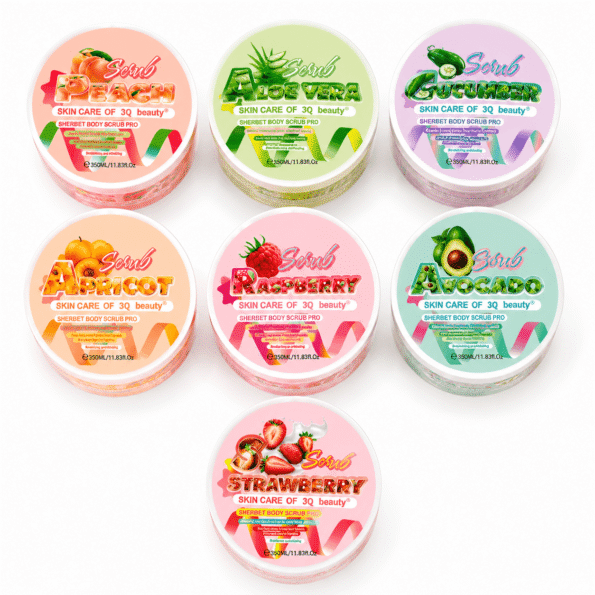 3Q Beauty Sherbet Body Scrub Pro Collection