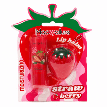 Mocallure Strawberry Lip Balm Set