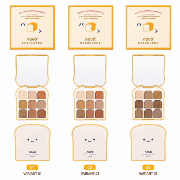 NOVO Soft Eyes Toast Eyeshadow Palette