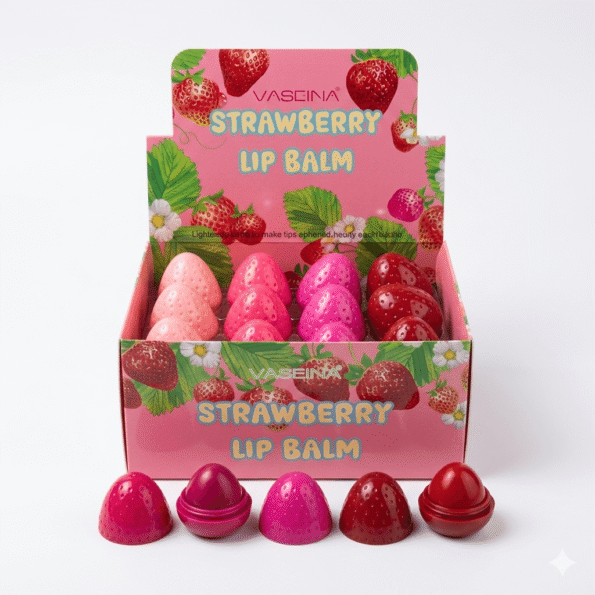 Vascina Strawberry Lip Balm