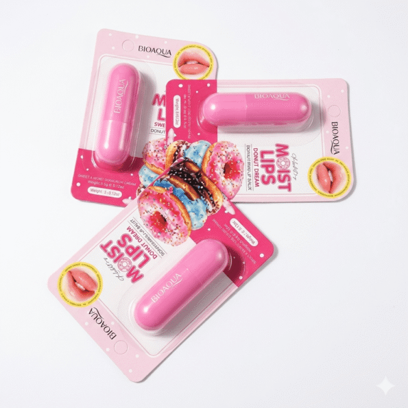 Bioaqua Moist Lips "Donut Dream" Lip Balm & Cheek Cream