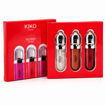 KIKO Milano Glossy Lip Set – 3 Piece Collection