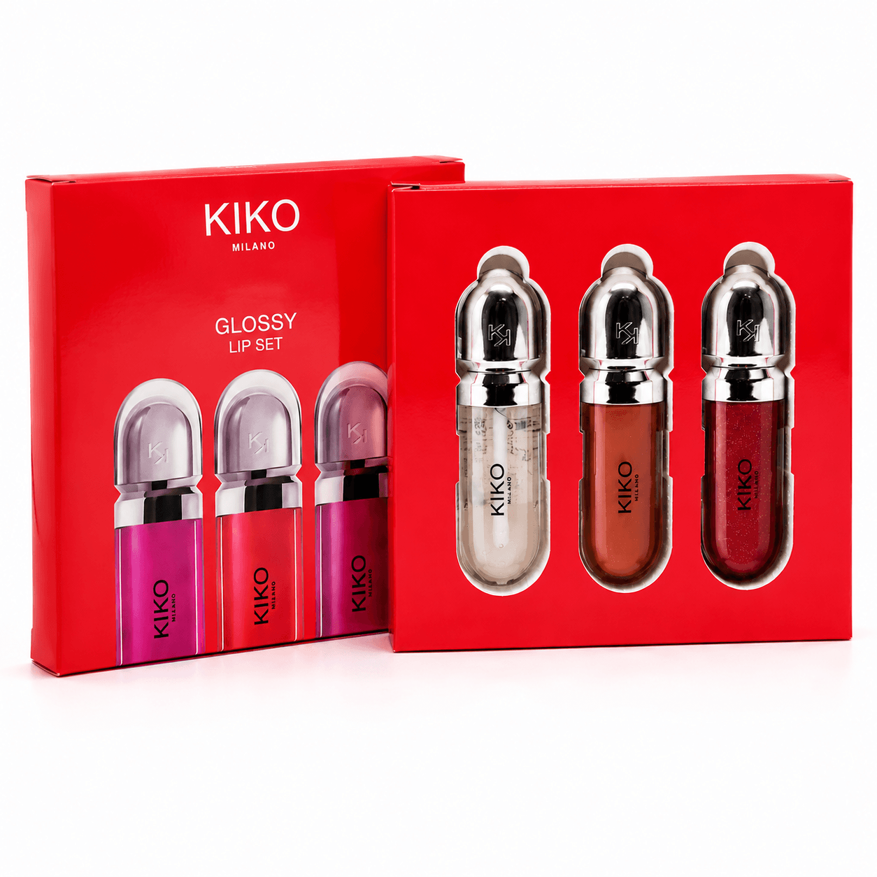 KIKO Milano Glossy Lip Set – 3 Piece Collection