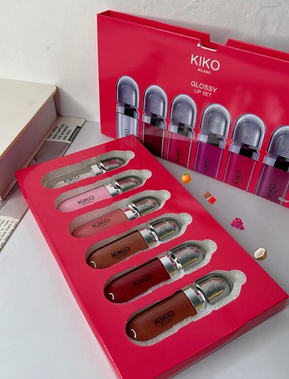 IMG-20260523-WA0204 KIKO Milano Glossy Lip Set – 6 Piece High Shine Lip Gloss Collection