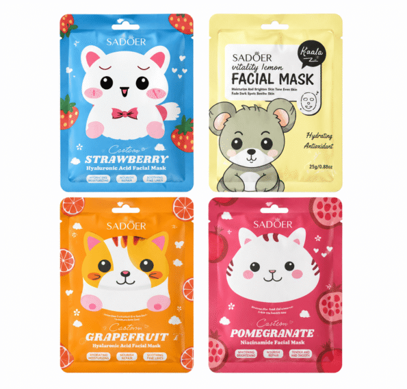 SADOER Cartoon Animal Facial Mask