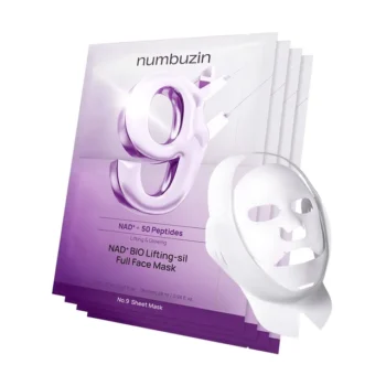 numbuzin No.9 NAD Bio Lifting-sil Full Face Mask Set