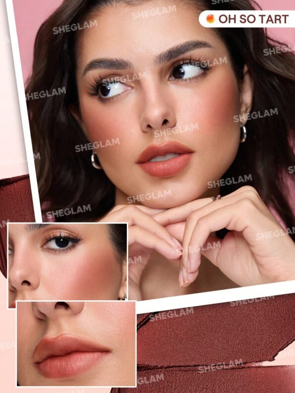 SHEGLAM Apricot Dream Cheek & Lip Cream Stack