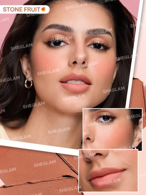 SHEGLAM Apricot Dream Cheek & Lip Cream Stack