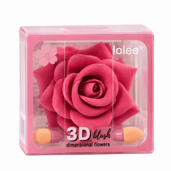 3D Rose Blush Sponge Set (1) Lolee 3D Rose Blush