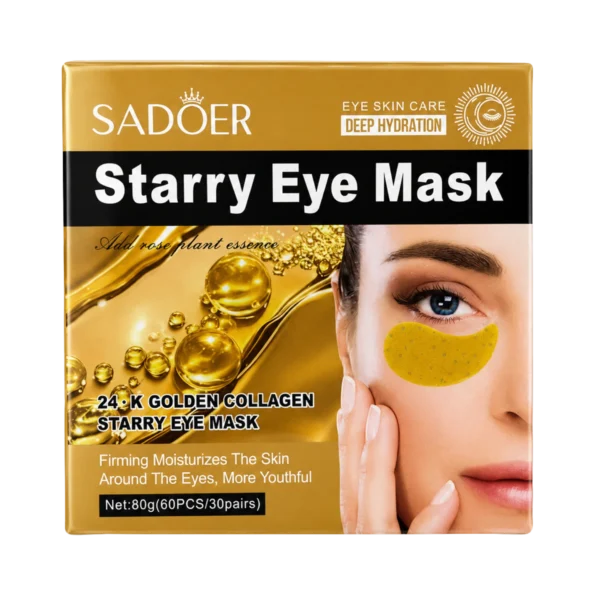 6973098895367 SADOER Starry Eye Mask Patches – 30 Pairs Per Pack.