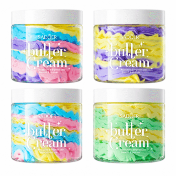 Colorful Butter Cream Jar Collection (1) SADOER Hyaluronic Acid Nourishing Moisturizing Butter Cream