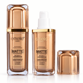 Emelie Paris Foundation Trio (1) Emelie Paris Matte Waterproof Liquid Foundation SPF 15