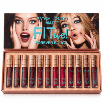 FITwe! Forever Rouge Liquid Matte Lipstick Set – 12 Shades