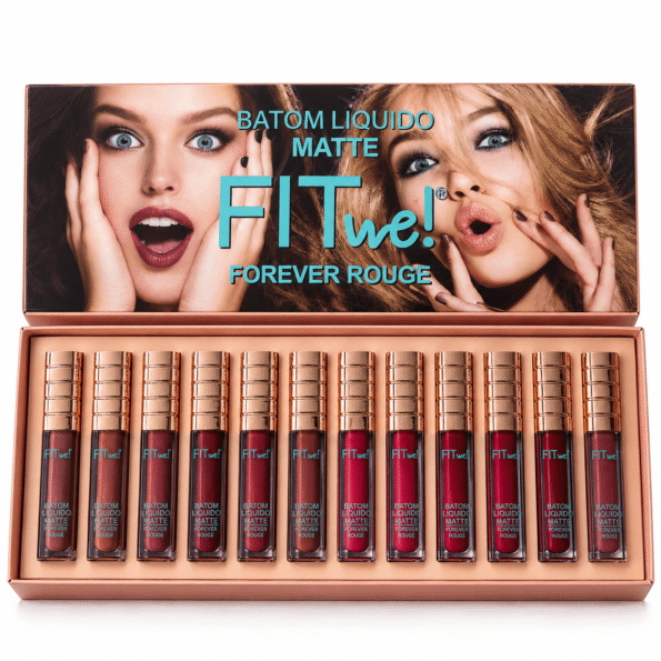 FITwe! Matte Lipstick Gift Set (1) FITwe! Forever Rouge Liquid Matte Lipstick Set – 12 Shades