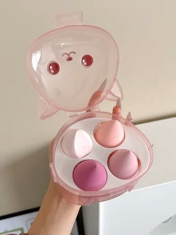 IMG-20261013-WA0055 Cute Pink Cat Beauty Blender Set