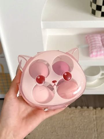 IMG-20261013-WA0056 Cute Pink Cat Beauty Blender Set