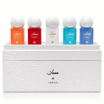 IBRAQ Musk Perfume Gift Set by Ibraheem Al Qurashi – 5 Pieces