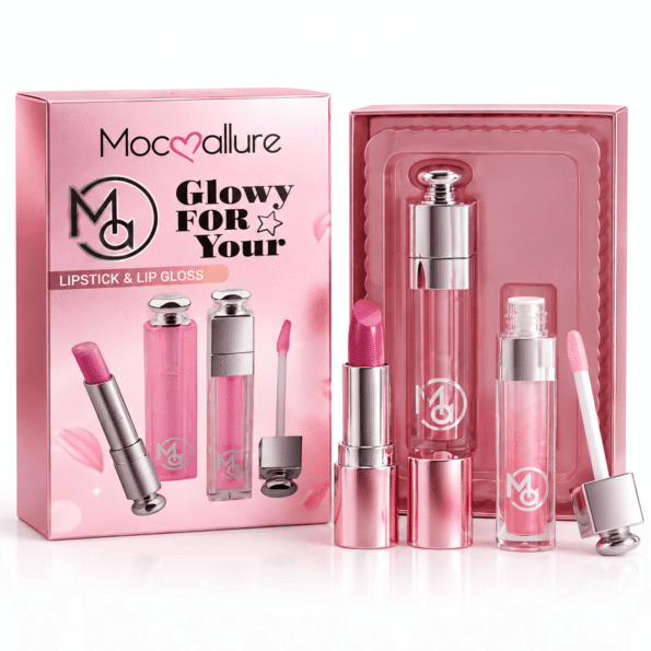 Mocallure Glowy For Your Lipstick & Lip Gloss Set