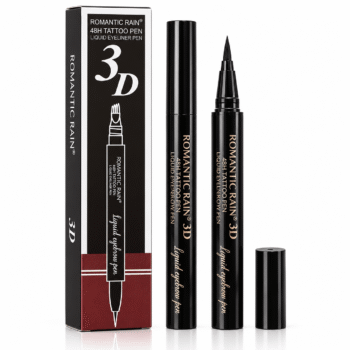 Romantic Rain 3D Eyeliner Pen Set (1) Romantic Rain 3D 48H Waterproof Liquid Eyeliner Pen