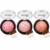 Three Marbled Baked Blush Compacts (1) Emelie Paris Baked Blush – Shimmer Powder Blush