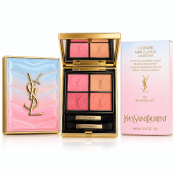 YSL Couture Mini Clutch Collector Blush & Highlighter Palette – 125 Blooming Lust